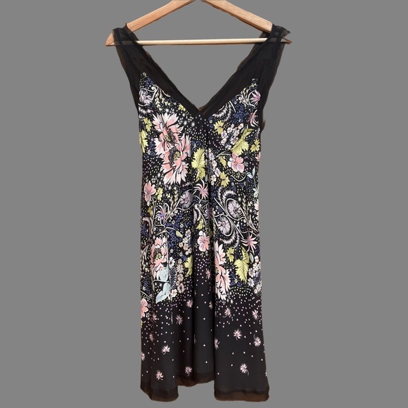 Like New Free People - Longwood Floral Slip Dress - S - Picture 3 of 12